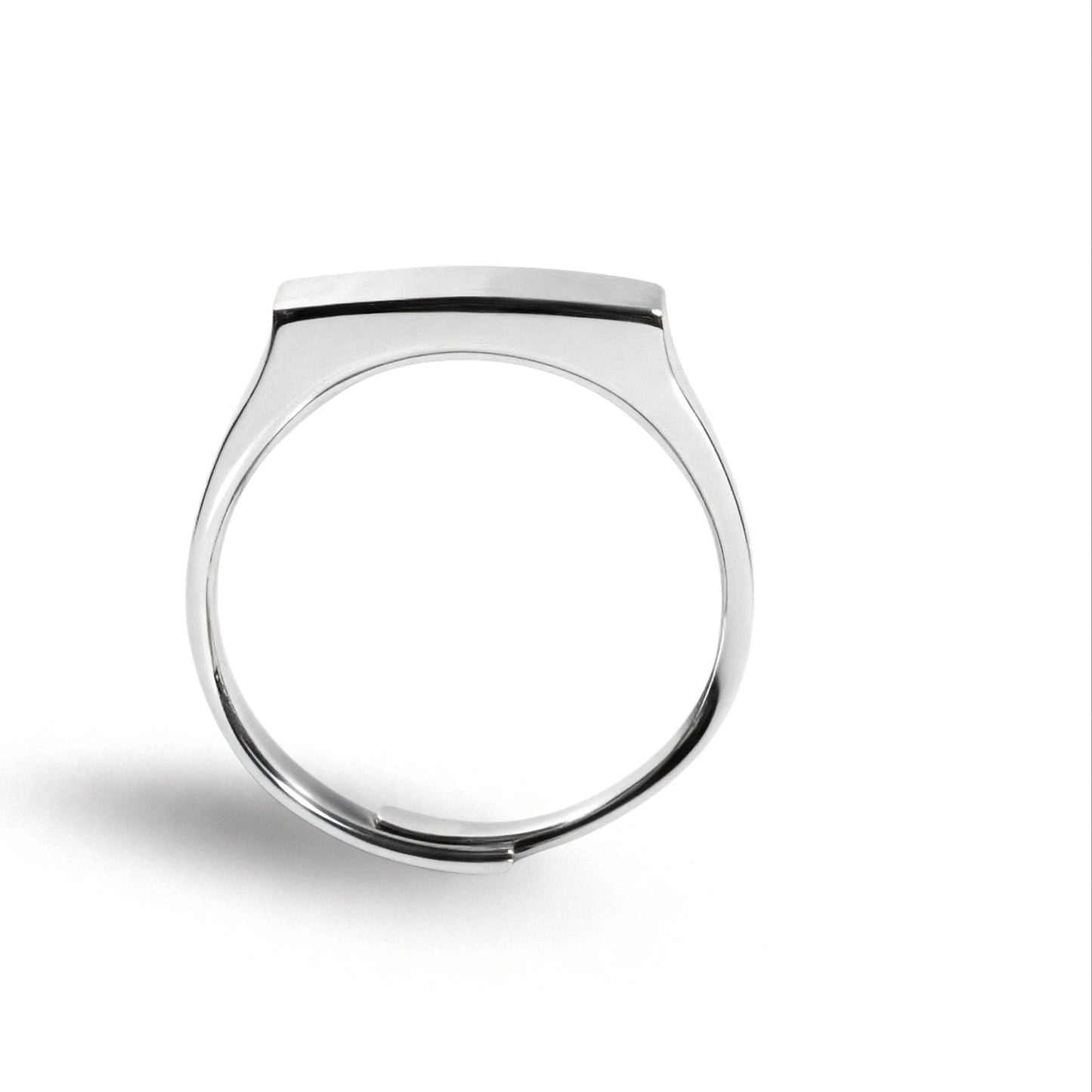 Adjustable 18k Silver & Gold Faith Projection Ring