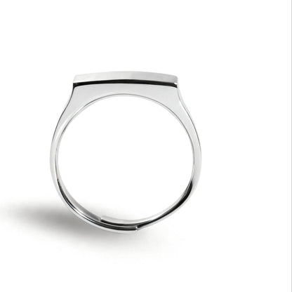 Adjustable 18k Silver & Gold Faith Projection Ring